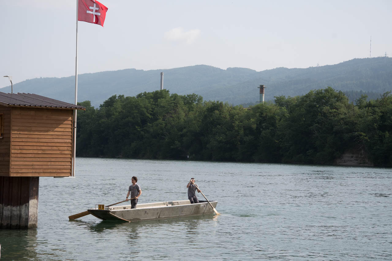 SM Wallbach - Boot 49, Umfahren Pfeiler