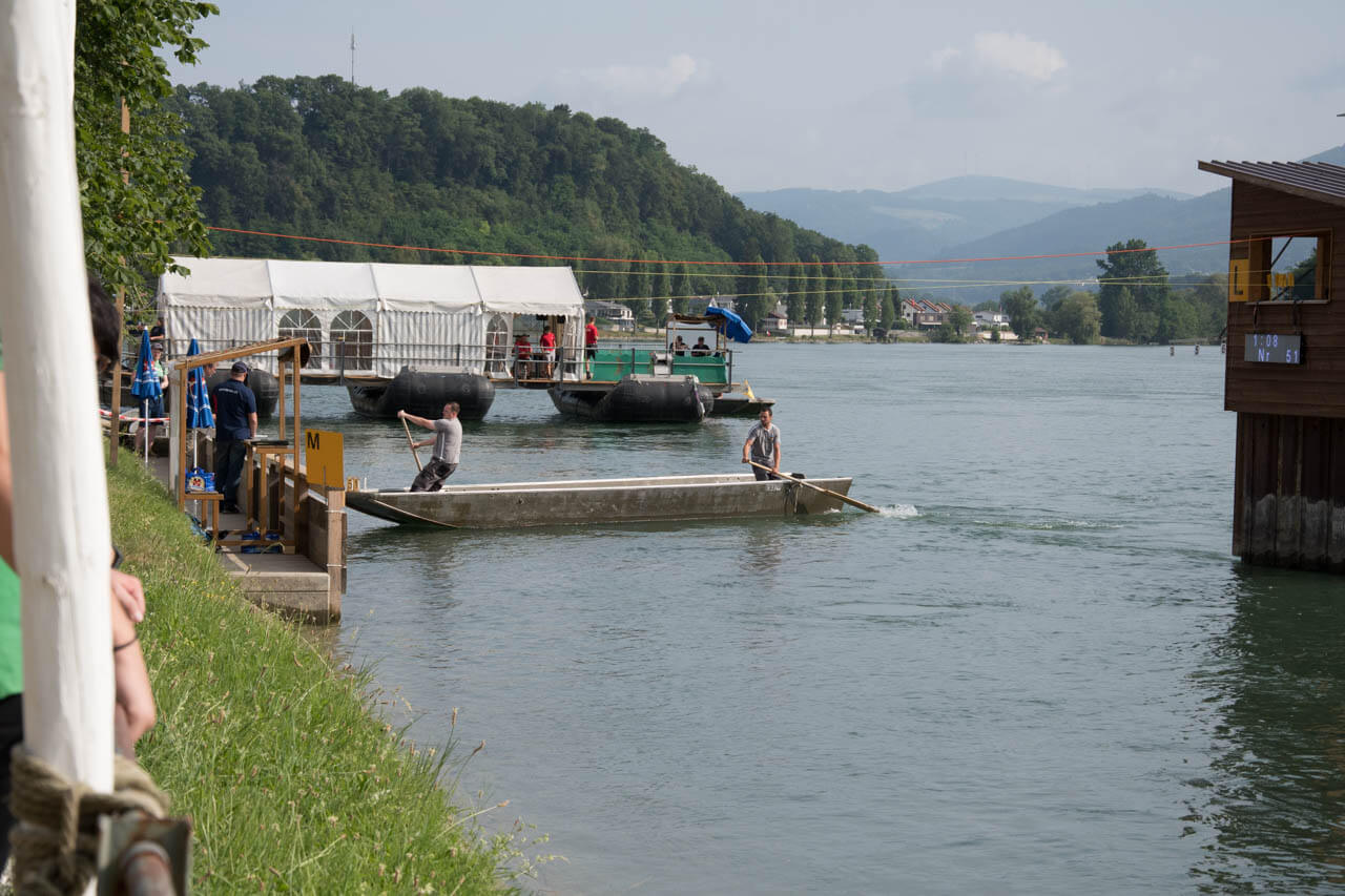 SM Wallbach - Boot 51, Ziellandung