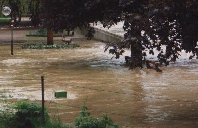 Hochwasser Stadtpark