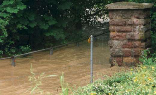 Hochwasser Rheinweg