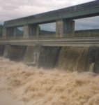 Hochwasser Wehr Rhyburg