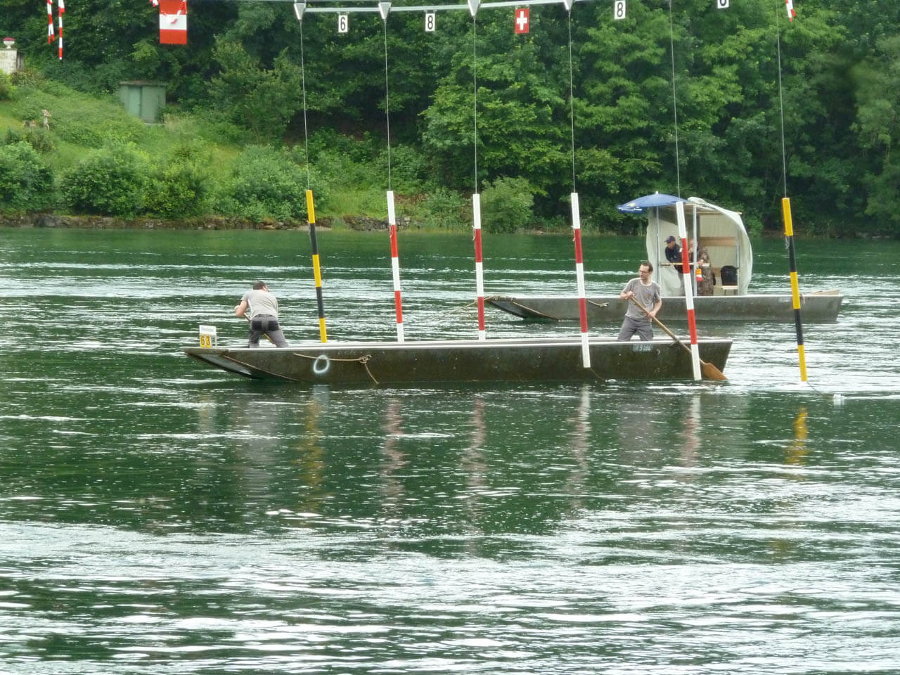 Einfahren mit dem Boot